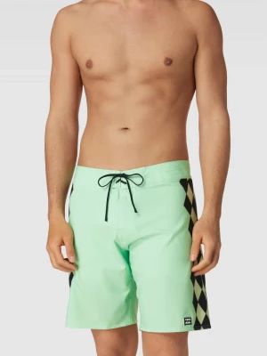Spodenki kąpielowe z naszywką z logo model ‘CICLO’ Billabong Miętowy