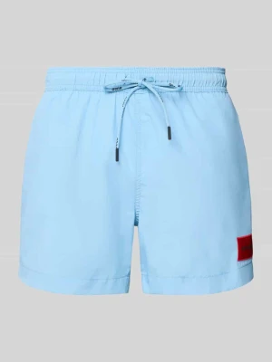 Spodenki kąpielowe z naszywką z logo model ‘DOMINICA’ HUGO