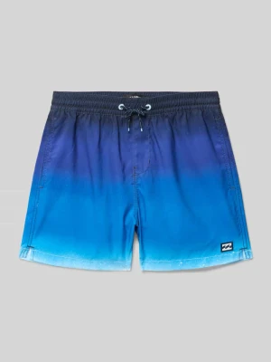 Spodenki kąpielowe z prostą nogawką i detalami z logo model ‘ALL DAY FADE’ Billabong