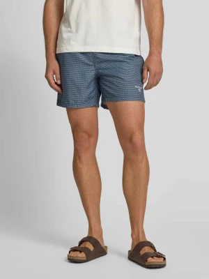 Spodenki kąpielowe z wyhaftowanym logo Barbour