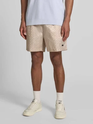 Spodenki kąpielowe z wyhaftowanym logo model 'ICONIC' Boss