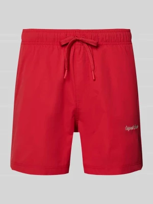 Spodenki kąpielowe z wyhaftowanym logo model „MAUI” jack & jones