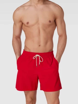 Spodenki kąpielowe z wyhaftowanym logo model ‘TRAVELER’ Polo Ralph Lauren Underwear