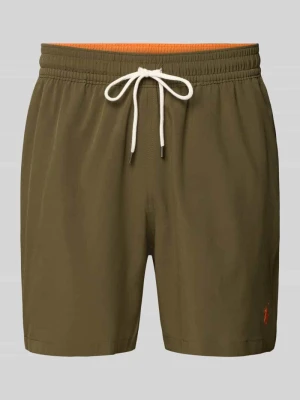 spodenki kąpielowe z wyhaftowanym logo model 'TRAVELER' Polo Ralph Lauren Underwear
