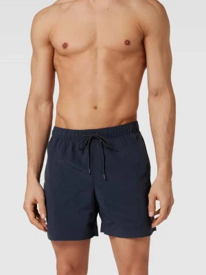 Spodenki kąpielowe z wyhaftowanym logo Tommy Hilfiger