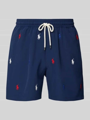 Spodenki kąpielowe z wyhaftowanymi logo Polo Ralph Lauren Underwear
