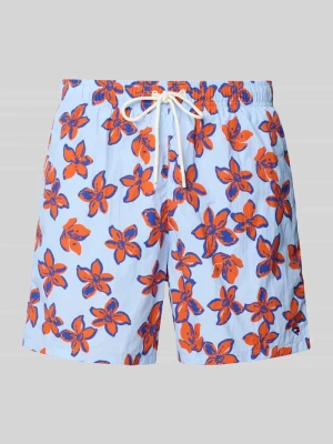 Spodenki kąpielowe z wzorem na całej powierzchni Tommy Hilfiger