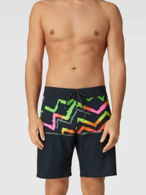 Spodenki kąpielowe ze wzorem na całej powierzchni model ‘FIFTY’ Billabong Czarny