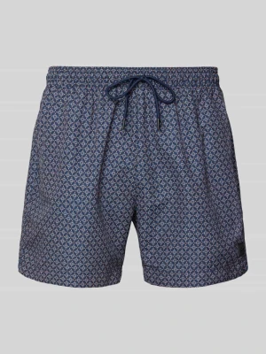 Spodenki kąpielowe ze wzorem na całej powierzchni model ‘VIBE’ Boss