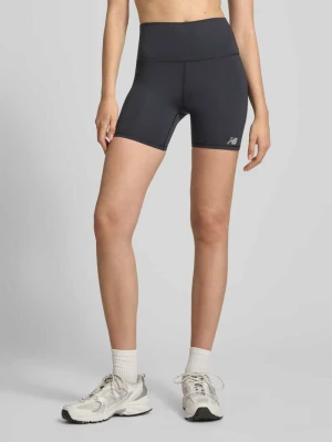 spodenki kolarki z logo i elastycznym pasem New Balance