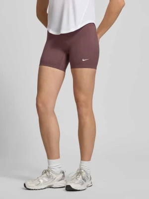spodenki kolarki z logo i elastycznym pasem Nike Training