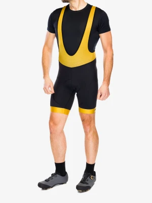 Spodenki kolarskie Northwave Force Evo Bibshort - black/ochre