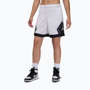 Spodenki koszykarskie damskie Jordan Sport Diamond 4" white / black / black / white