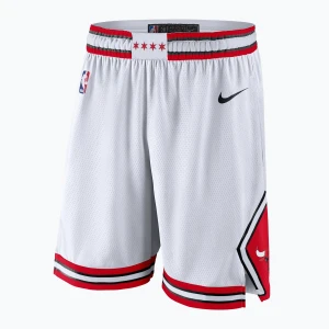 Spodenki koszykarskie męskie Nike Chicago Bulls Association Edition white / university red / black