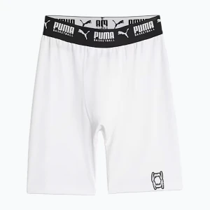 Spodenki koszykarskie męskie PUMA Hoops Team Baselayer puma white