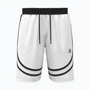 Spodenki koszykarskie męskie Under Armour Curry Signature white/black