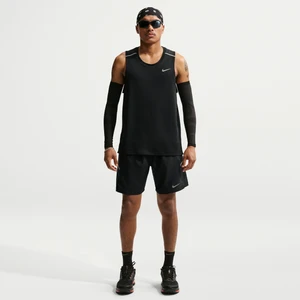 Spodenki męskie do biegania z wszytą bielizną Nike Miler Dri-FIT 18 cm - Czerń