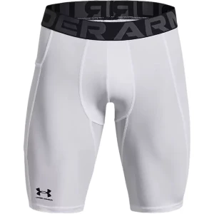 Spodenki męskie kompresyjne Pocket Long Shorts Under Armour Biały