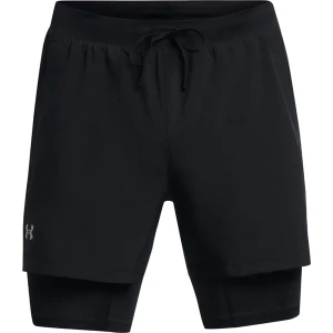 Spodenki męskie Launch 5'' 2w1 Under Armour Czarny