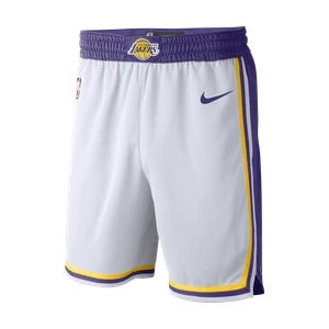 Spodenki męskie Los Angeles Lakers Nike NBA Swingman - Biel