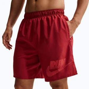 Spodenki męskie Nike Challenger Dri-Fit Brief-Lined 7" team crimson/light crimson