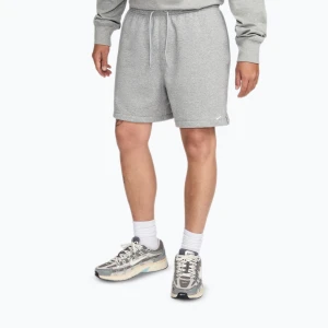 Spodenki męskie Nike Club French Terry Flow dark grey heather/light smoke grey/white