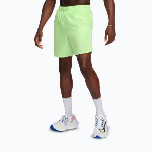 Spodenki męskie Nike Dri-Fit Challenger 7" Brief-Lined lime blast/lime blast