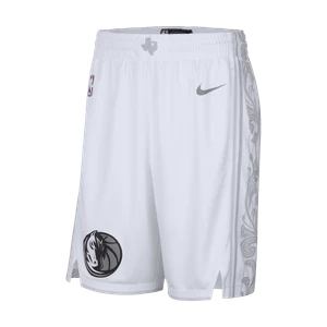 Spodenki męskie Nike Dri-FIT NBA Swingman Dallas Mavericks City Edition 2024/25 - Biel