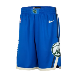 Spodenki męskie Nike Dri-FIT NBA Swingman Milwaukee Bucks City Edition 2024/25 - Niebieski