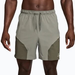 Spodenki męskie Nike Pro Training Dri-Fit 6" light army / medium olive / light liquid lime Zielony