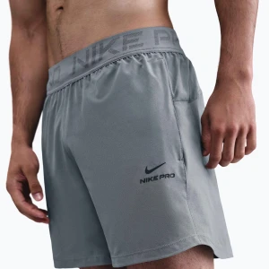 Spodenki męskie Nike Pro Training Dri-Fit 6" smoke grey/black