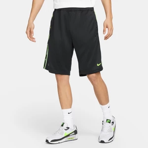 Spodenki męskie z powtarzającym się logo Nike Sportswear - Czerń