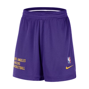 Spodenki męskie z siateczki Nike NBA Los Angeles Lakers - Fiolet
