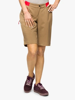 Spodenki na rower damskie Schoffel Shorts Mellow Trail - soft walnut