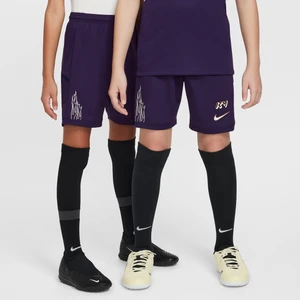 Spodenki piłkarskie dla dużych dzieci Dri-FIT Kylian Mbappé Academy - Fiolet Nike
