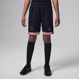 Spodenki piłkarskie dla dużych dzieci Jordan Dri-FIT Paris Saint-Germain Stadium 2024/25 (wersja trzecia) – replika - Czerń