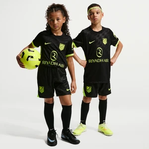 Spodenki piłkarskie dla dużych dzieci Nike Dri-FIT Atlético Madryt Stadium 2026 / 27 (wersja wyjazdowa) – replika - Czerń