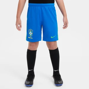 Spodenki piłkarskie dla dużych dzieci Nike Dri-FIT Brazylia Stadium 2024 (wersja domowa) (replika) - Niebieski