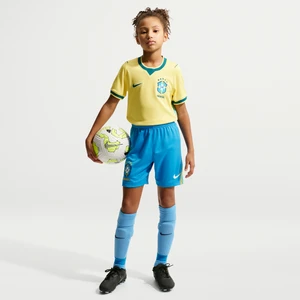 Spodenki piłkarskie dla dużych dzieci Nike Dri-FIT Brazylia Stadium 2026 (wersja domowa) – replika - Niebieski
