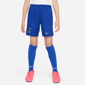 Spodenki piłkarskie dla dużych dzieci Nike Dri-FIT Chelsea F.C. Stadium 2023/24 (wersja domowa) - Niebieski