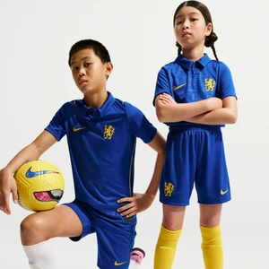 Spodenki piłkarskie dla dużych dzieci Nike Dri-FIT Chelsea F.C. Stadium 2026/27 (wersja domowa) – replika - Niebieski