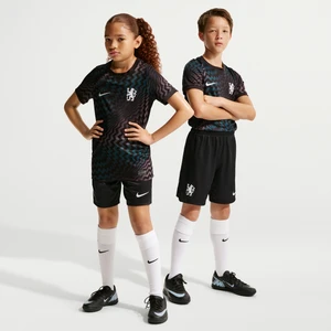 Spodenki piłkarskie dla dużych dzieci Nike Dri-FIT Chelsea F.C. Stadium Goalkeeper 2026/27 – replika - Czerń
