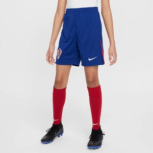 Spodenki piłkarskie dla dużych dzieci Nike Dri-FIT Chorwacja Stadium 2024/25 (wersja domowa/wyjazdowa) (replika) - Niebieski