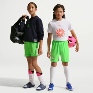 Spodenki piłkarskie dla dużych dzieci Nike Dri-FIT Erling Haaland Academy - Zieleń