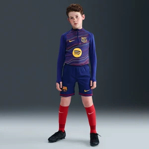 Spodenki piłkarskie dla dużych dzieci Nike Dri-FIT FC Barcelona Stadium 2025/26 (wersja domowa) – replika - Niebieski