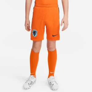 Spodenki piłkarskie dla dużych dzieci Nike Dri-FIT Holandia Stadium 2024 (wersja domowa) – replika - Pomarańczowy