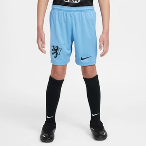 Spodenki piłkarskie dla dużych dzieci Nike Dri-FIT Holandia Stadium 2025/26 (wersja wyjazdowa) – replika - Niebieski