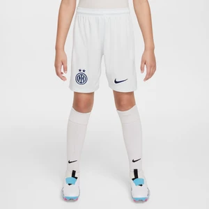 Spodenki piłkarskie dla dużych dzieci Nike Dri-FIT Inter Mediolan Stadium 2025/26 (wersja wyjazdowa) – replika - Niebieski