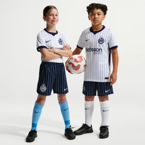 Spodenki piłkarskie dla dużych dzieci Nike Dri-FIT Inter Mediolan Stadium 2026 / 27 (wersja wyjazdowa) – replika - Niebieski
