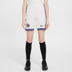 Spodenki piłkarskie dla dużych dzieci Nike Dri-FIT Inter Milan Stadium 2024/25 (wersja wyjazdowa) – replika - Biel